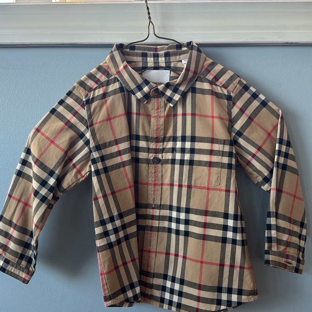 Burberry boys dress shirt